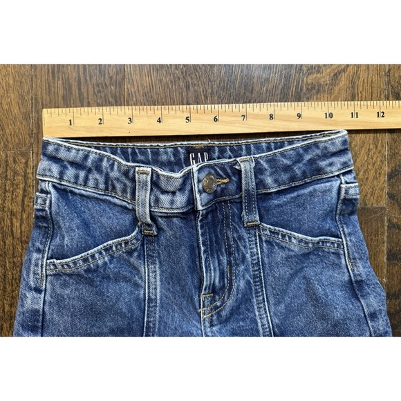 Gap Kids Denim Size 6 Wide Leg Jeans  Adjustable waist 90s style - Picture 6 of 8